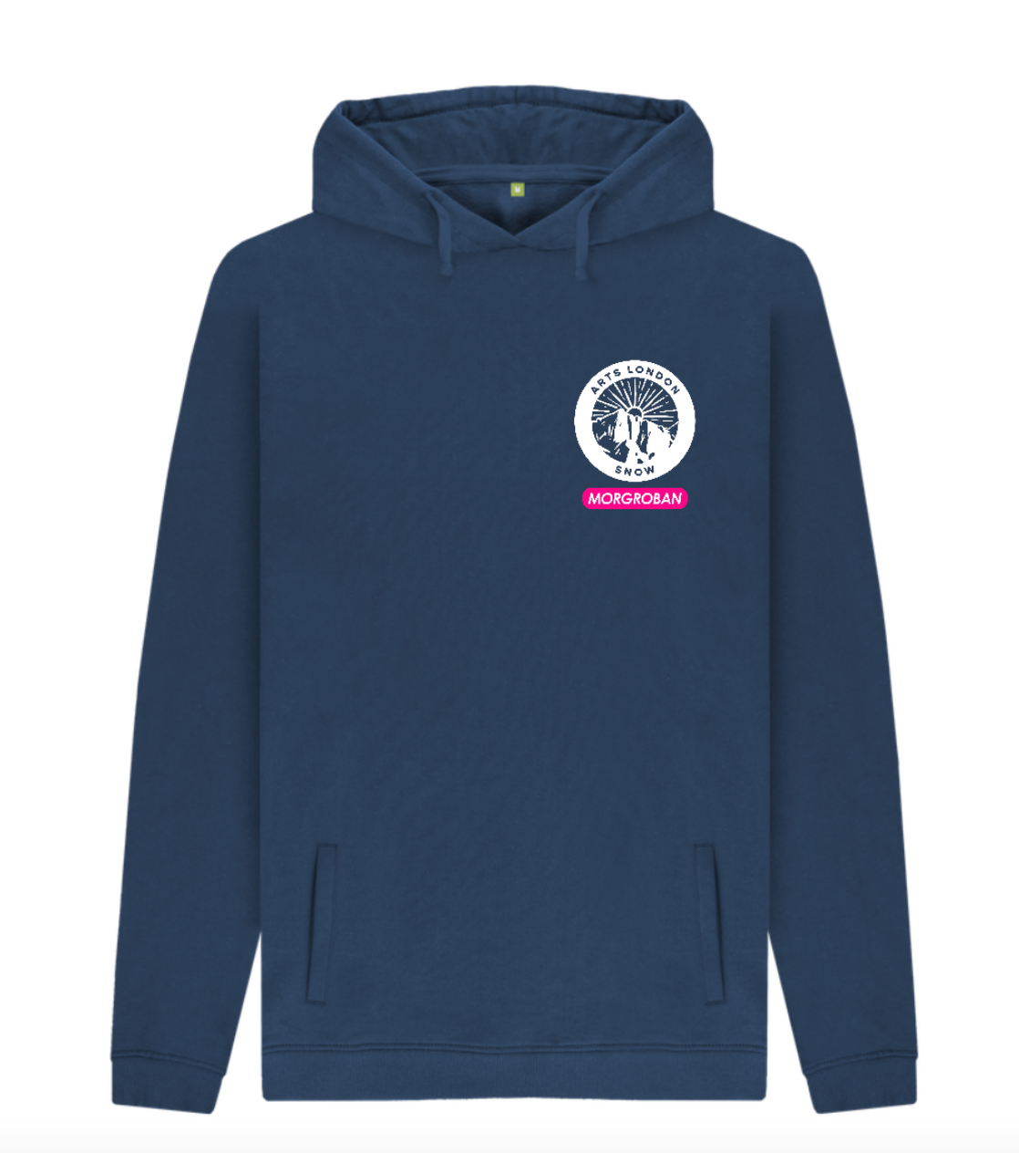 Arts Snow Hoodie [White/Pink]