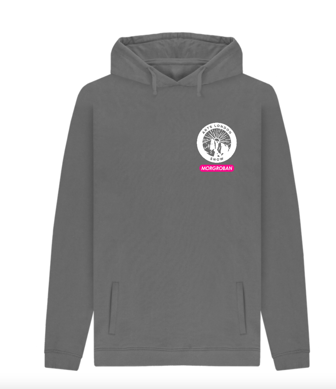 Arts Snow Hoodie [White/Pink]