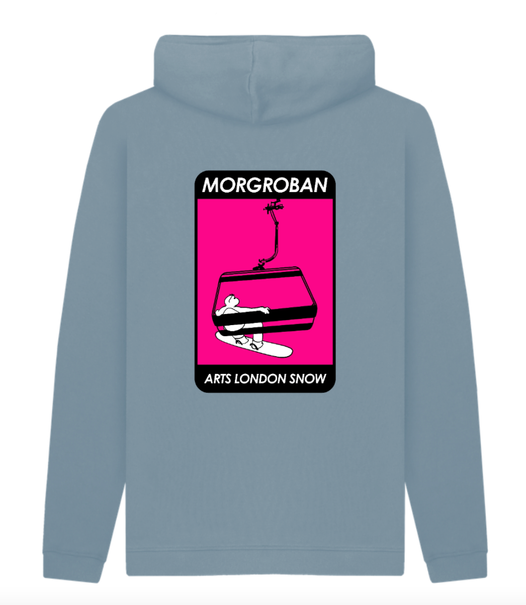 Arts Snow Hoodie [Black/Pink]